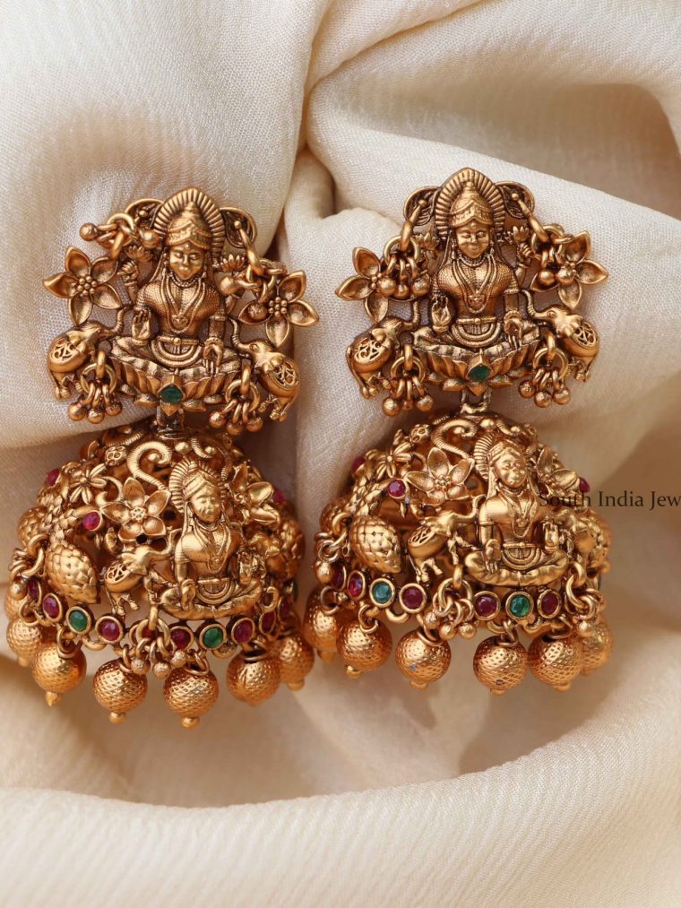 Floral designer Lakshmi Jhumkas-01