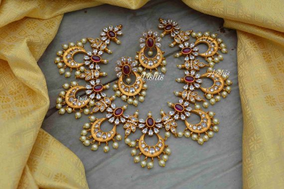 AD Stone Chandbali Designer Necklace