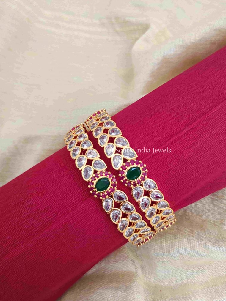 Elegant CZ Stone Bangles-01