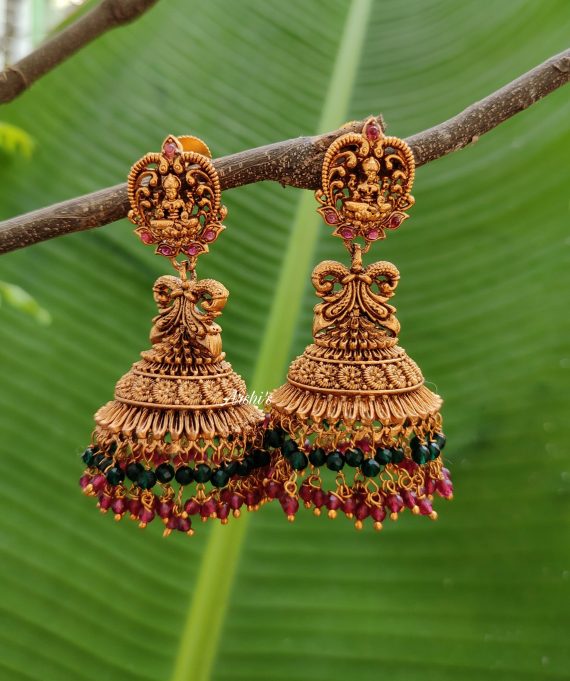 Imitation Lakshmi Design Jhumkas