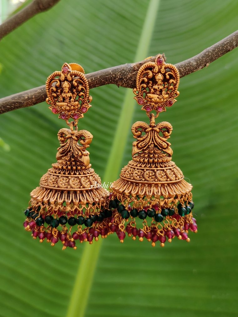 Imitation Lakshmi Design Jhumkas