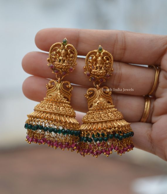 Imitation Lakshmi Design Jhumkas