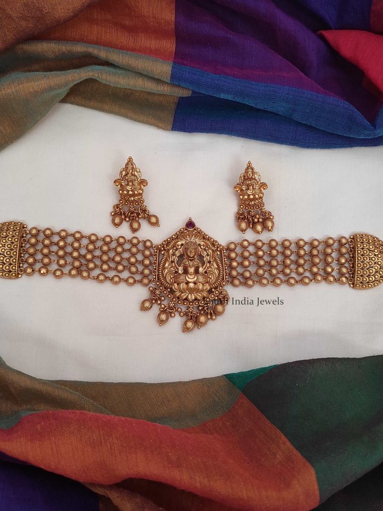 Traditional Wear Lakshmi Design Choker-01