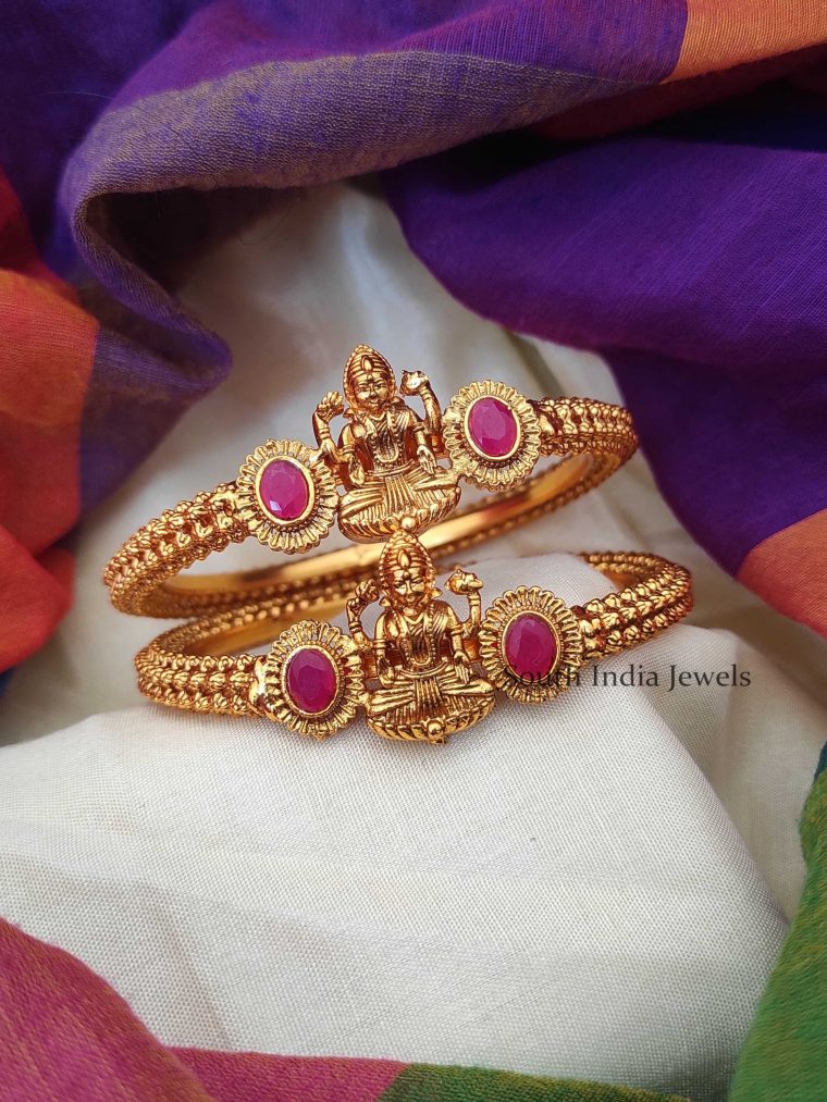 Beautiful Antique Lakshmi Kada Bangle