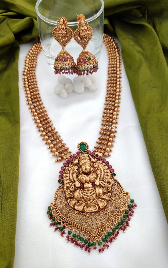 Temple Lakshmi Pendant Haram