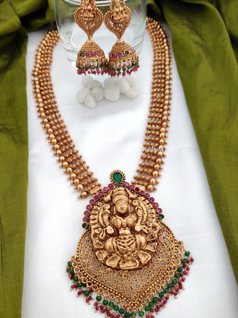 Temple Lakshmi Pendant Haram