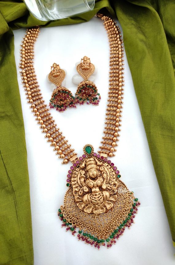 Temple Lakshmi Pendant Haram