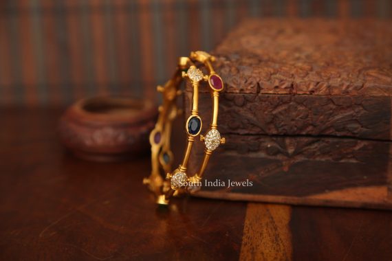 Trendy Designer AD Stone Bangles-03