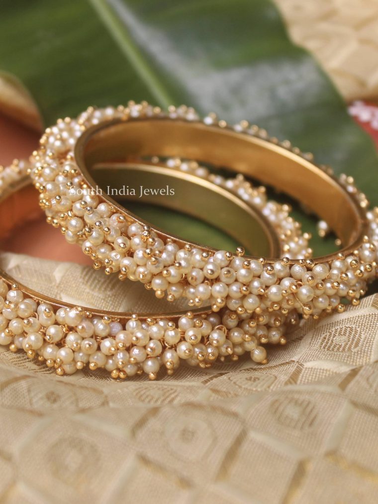 Unique Pearl Designer Bangles