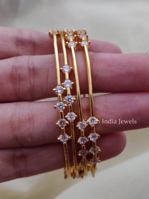 Simple & Elegant AD Stone Bangles (2)