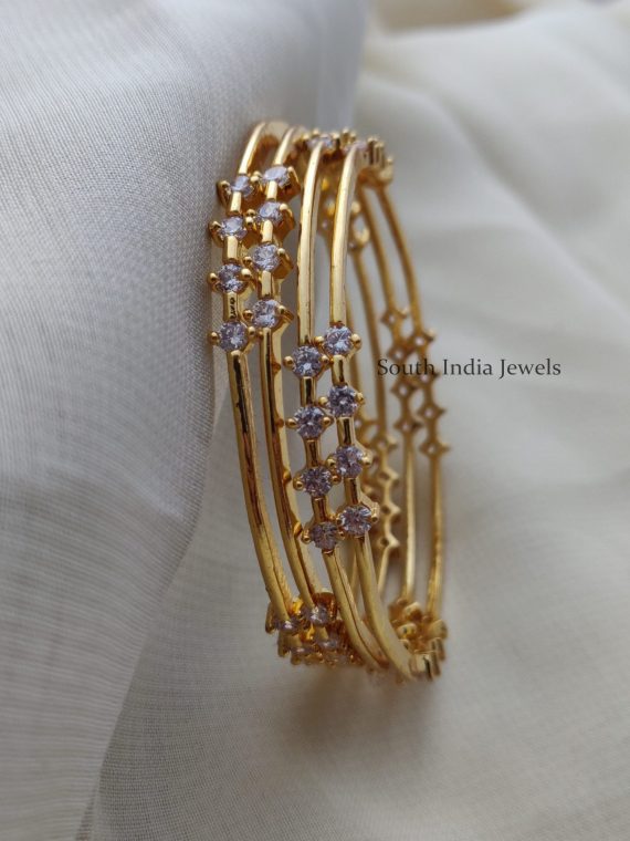 Simple & Elegant AD Stone Bangles