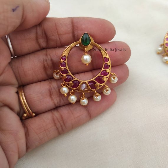 Trendy Kemp Chandbali Earrings