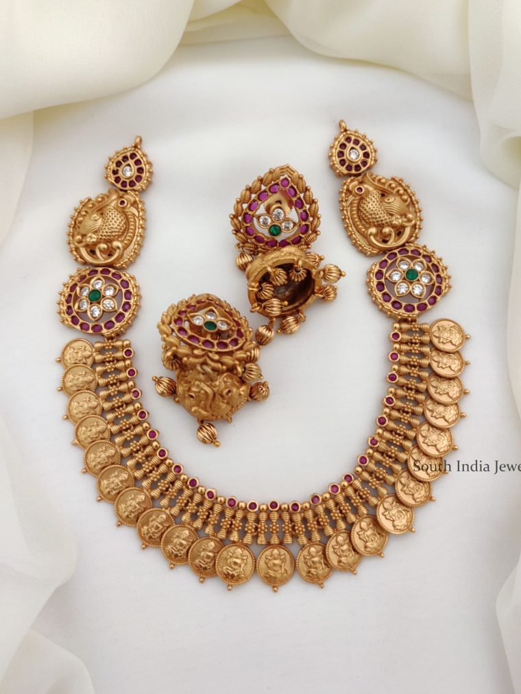 Classic Lakshmi Coin Necklace (3)