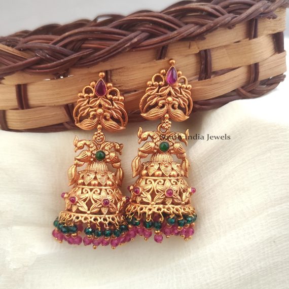 Elegant Double Layered Jhumkas