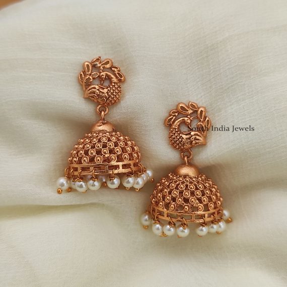 Elegant Peacock Jhumkas