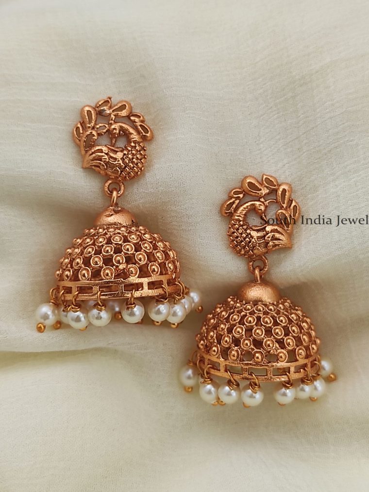 Elegant Peacock Jhumkas