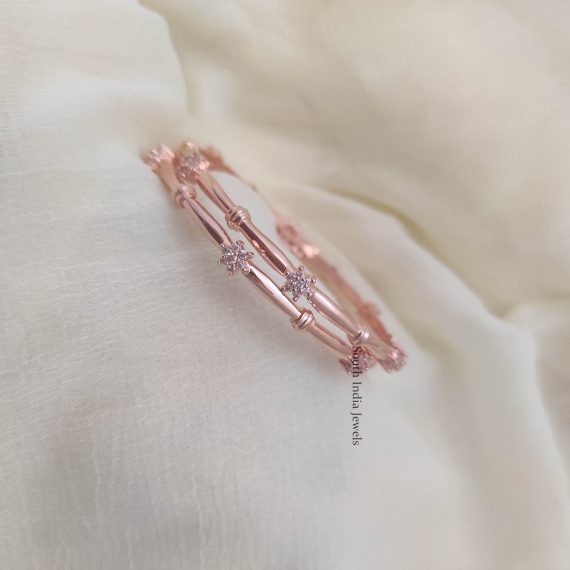 Stunning Rose Gold Star Bangles