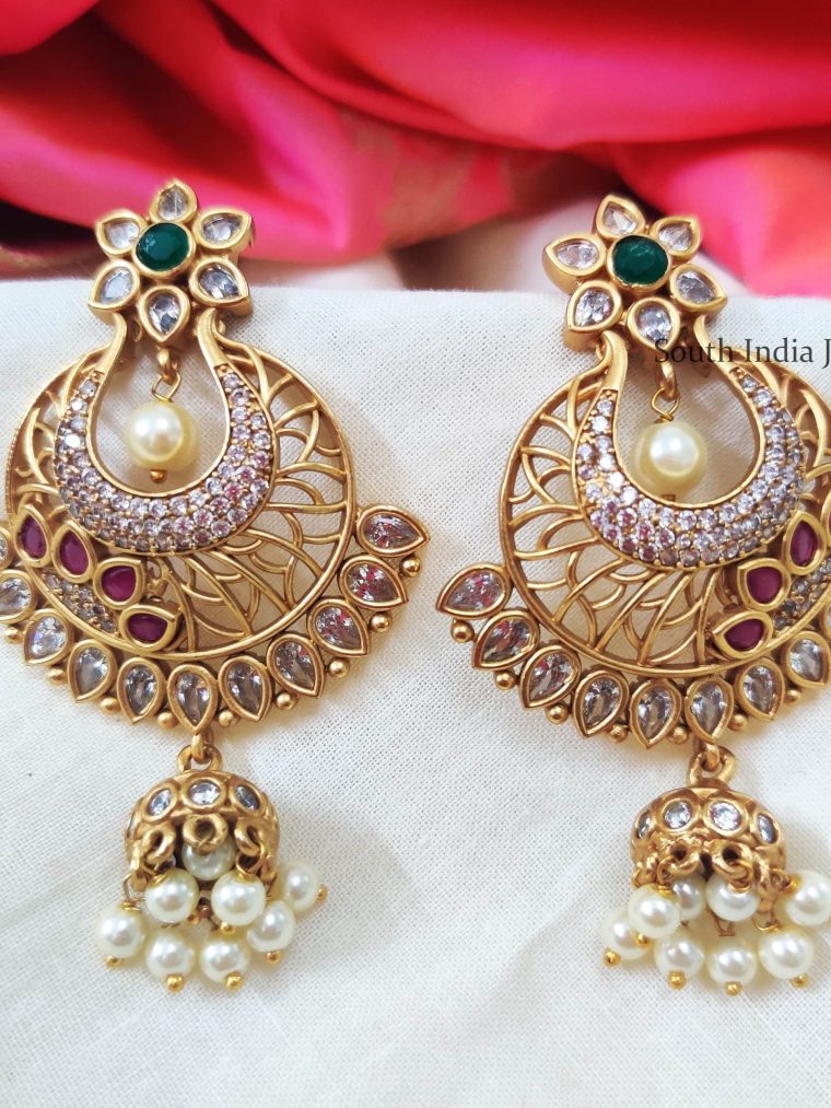 Traditional AD Stone Earrings