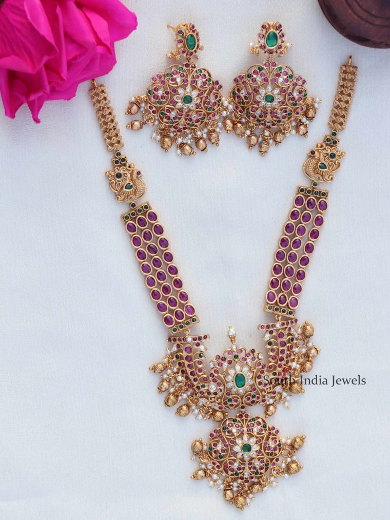 Classical Ruby Necklace Set