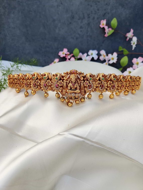 Bridal Golden Beads Lakshmi Hipbelt