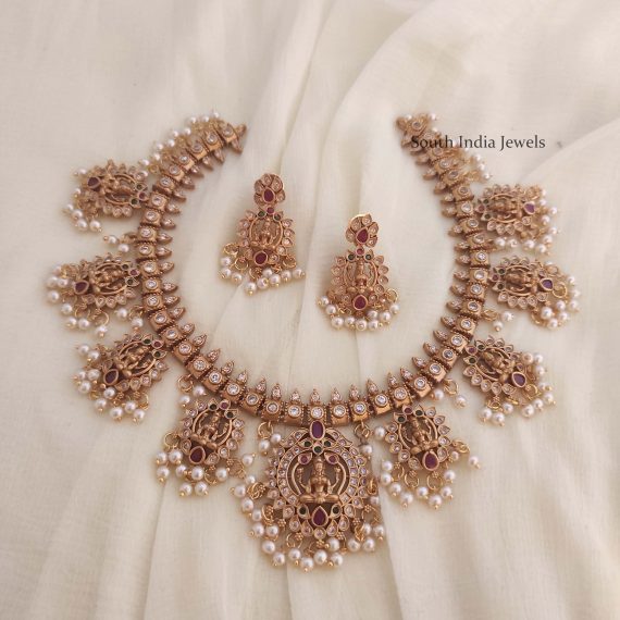 Traditional Lakshmi Guttapusalu Necklace