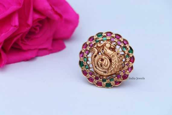 Beautiful Peacock Finger Rings (2)