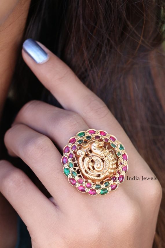 Beautiful Peacock Finger Rings (2)