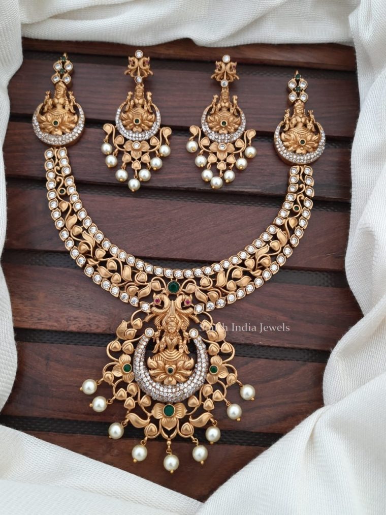 Grand Matte Lakshmi Necklace