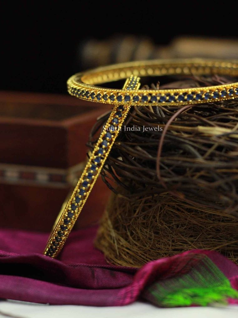 Classic Blue Stone Bangles