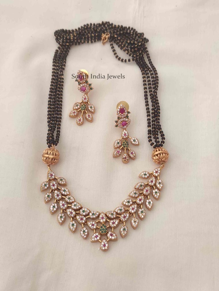 Classic Multi Stones Mangalsutra