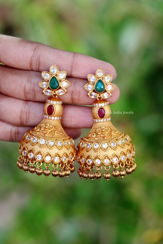 Matka Designed Jhumkas