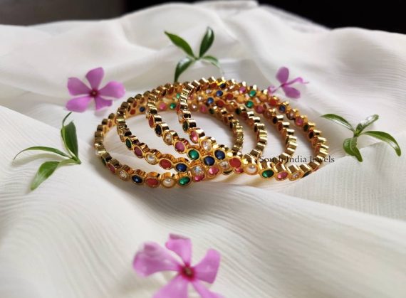 Trendy Navarathna Stone Bangles