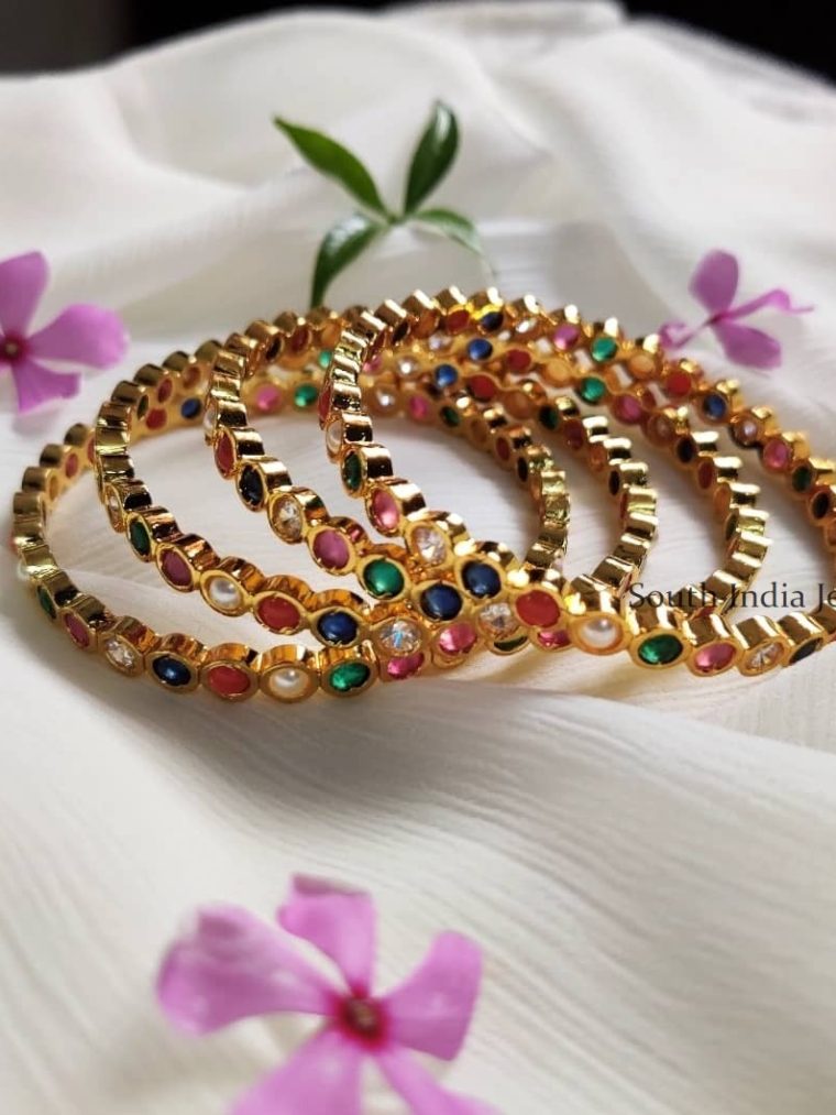 Trendy Navarathna Stone Bangles