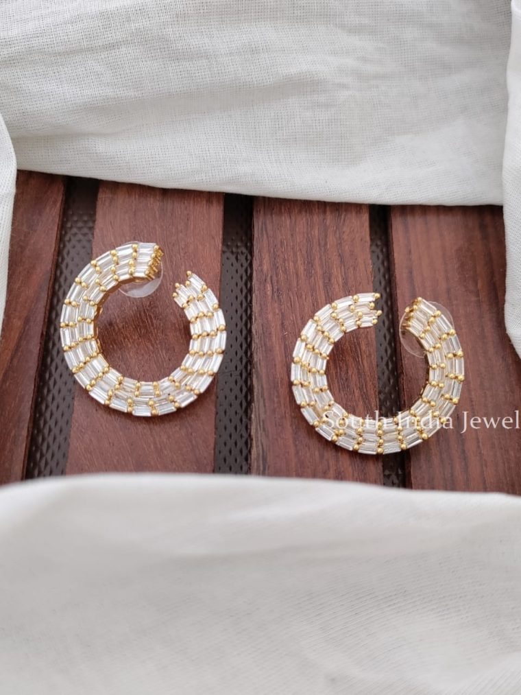 Beautiful CZ Stone Bali Earring