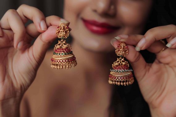 Gorgeous Bridal Lakshmi Jhumkas