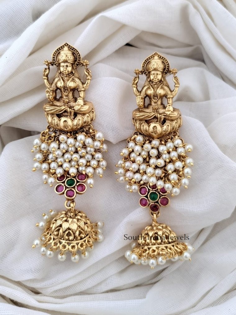 Gorgeous Lakshmi Jhumkas