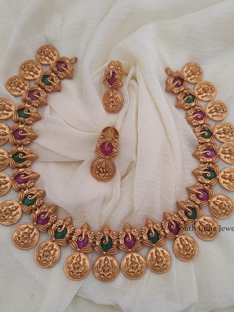 Stunning Ganesh Laxshmi Necklace