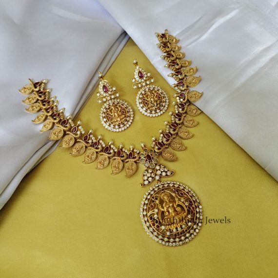 Stunning Lakshmi Mango Necklace