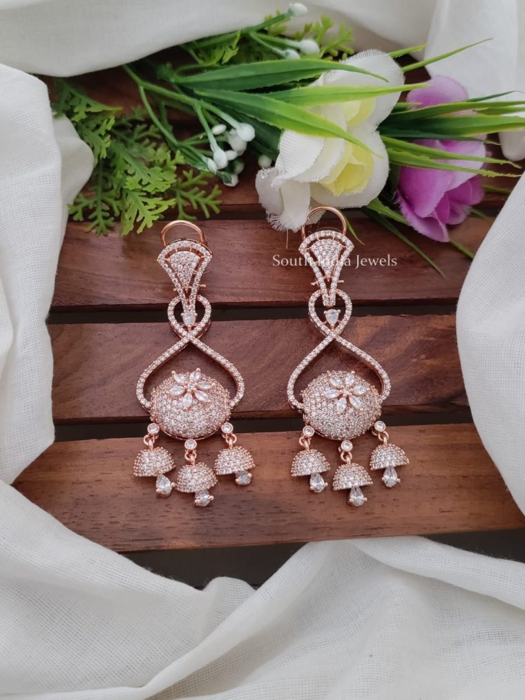 Fabulous CZ Dangling Earrings