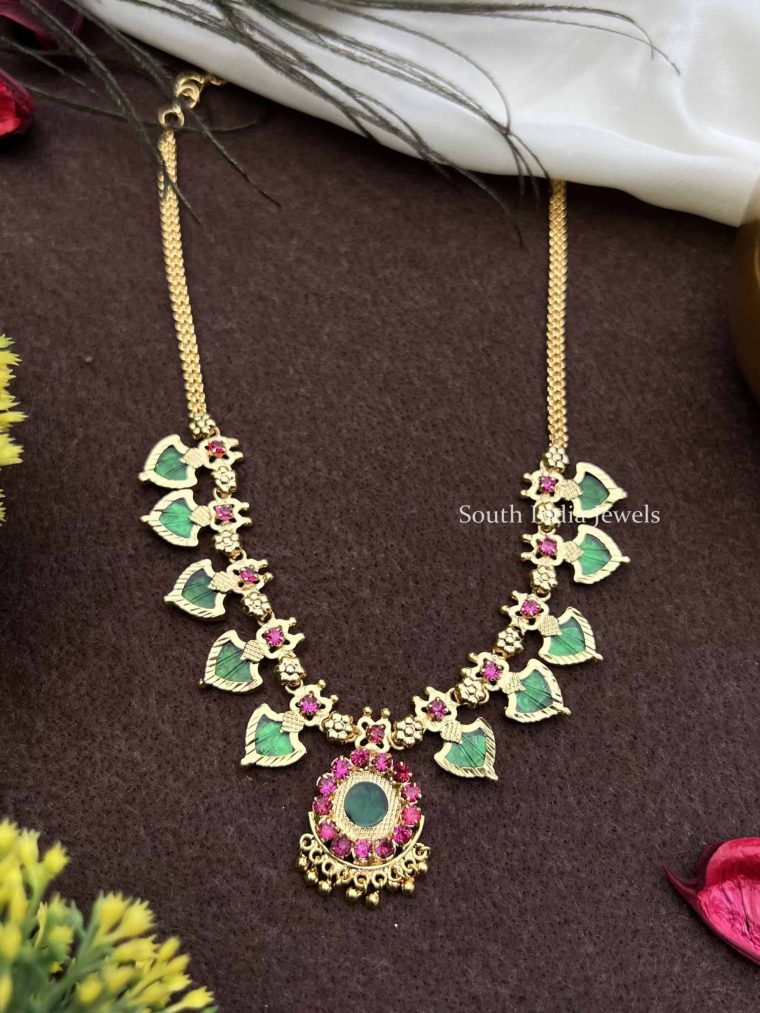 Traditional Kerala Palakka Necklace