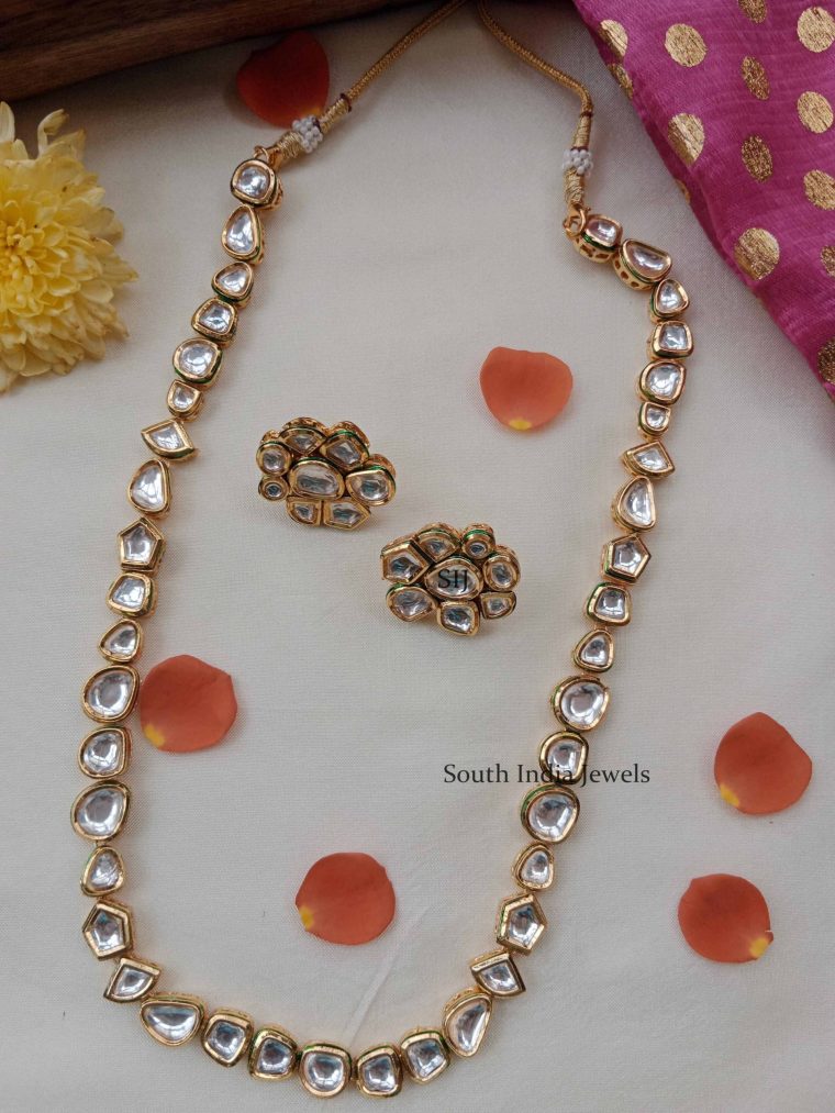 Unique Single Layer Kundan Necklace