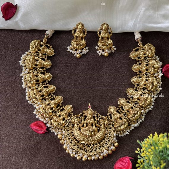 Grand Lakshmi Design Necklace