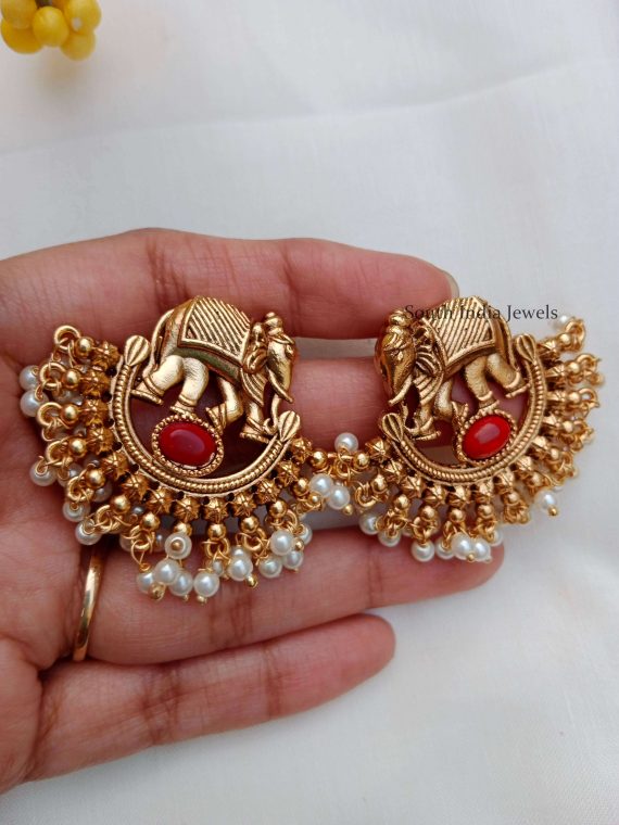 Pretty Chandbali Elephant Necklace.. (3)