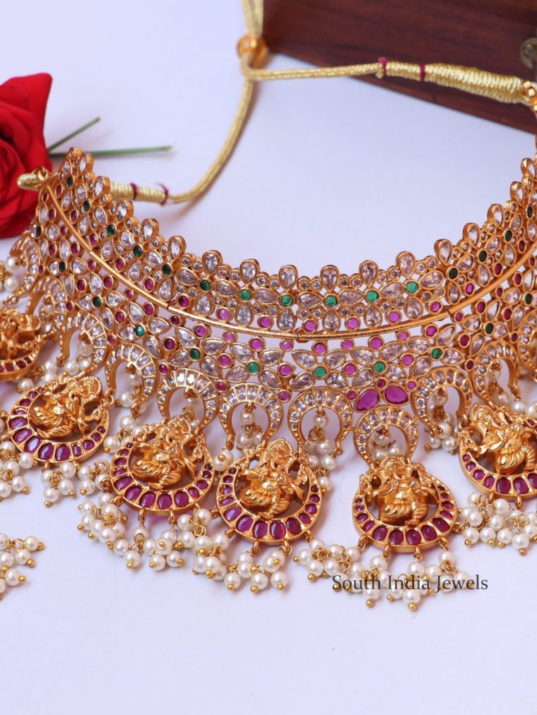 Pretty Ganesha Design Choker (3)