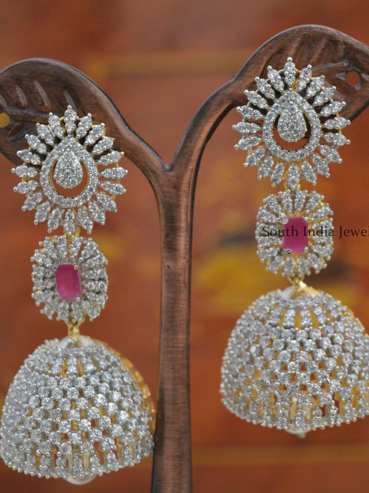 Grand Bridal Design Jhumkas