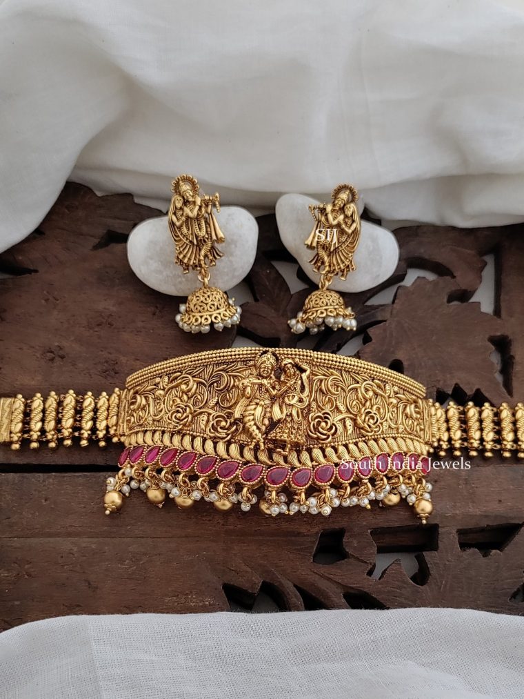 Traditional Krishna Choker Set