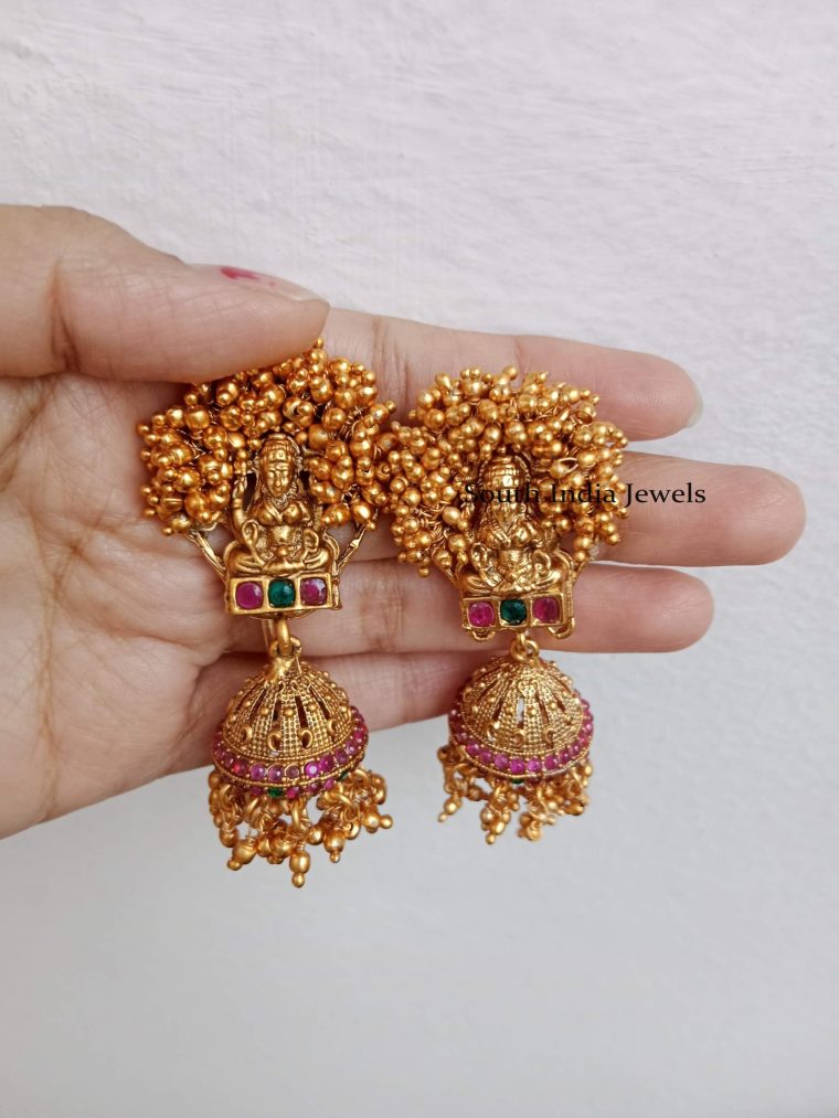 Traditional Lakshmi Design Earrings