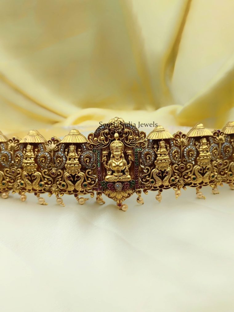 Traditional Lakshmi Temple Hip Belt