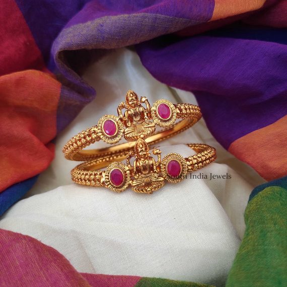 Beautiful Antique Lakshmi Kada Bangle