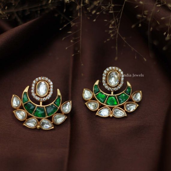 Green Design Chand Ear Stud